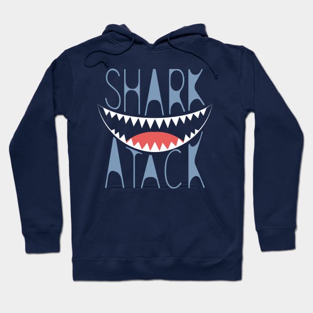 Shark atack. Hoodie by lakokakr